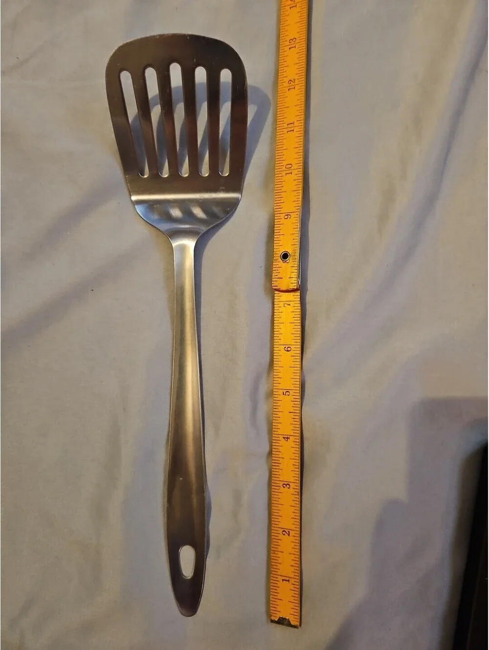 Stainless Steel Slotted Spatula Turner 12.5